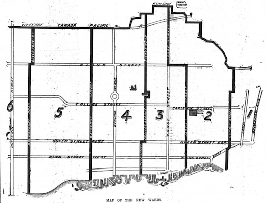 Toronto's New Wards - post 1891